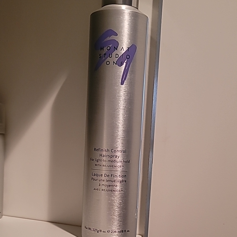 New Studio One Refinish Control Hairspray - Silver